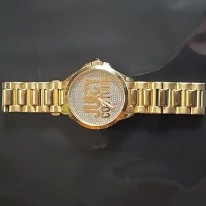Juicy Couture 1901148 Jetsetter Gold Tone Steel Crystal Women's Watch